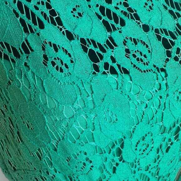 Jessica Howard Green Lace Dress size 16 - Picture 11 of 14